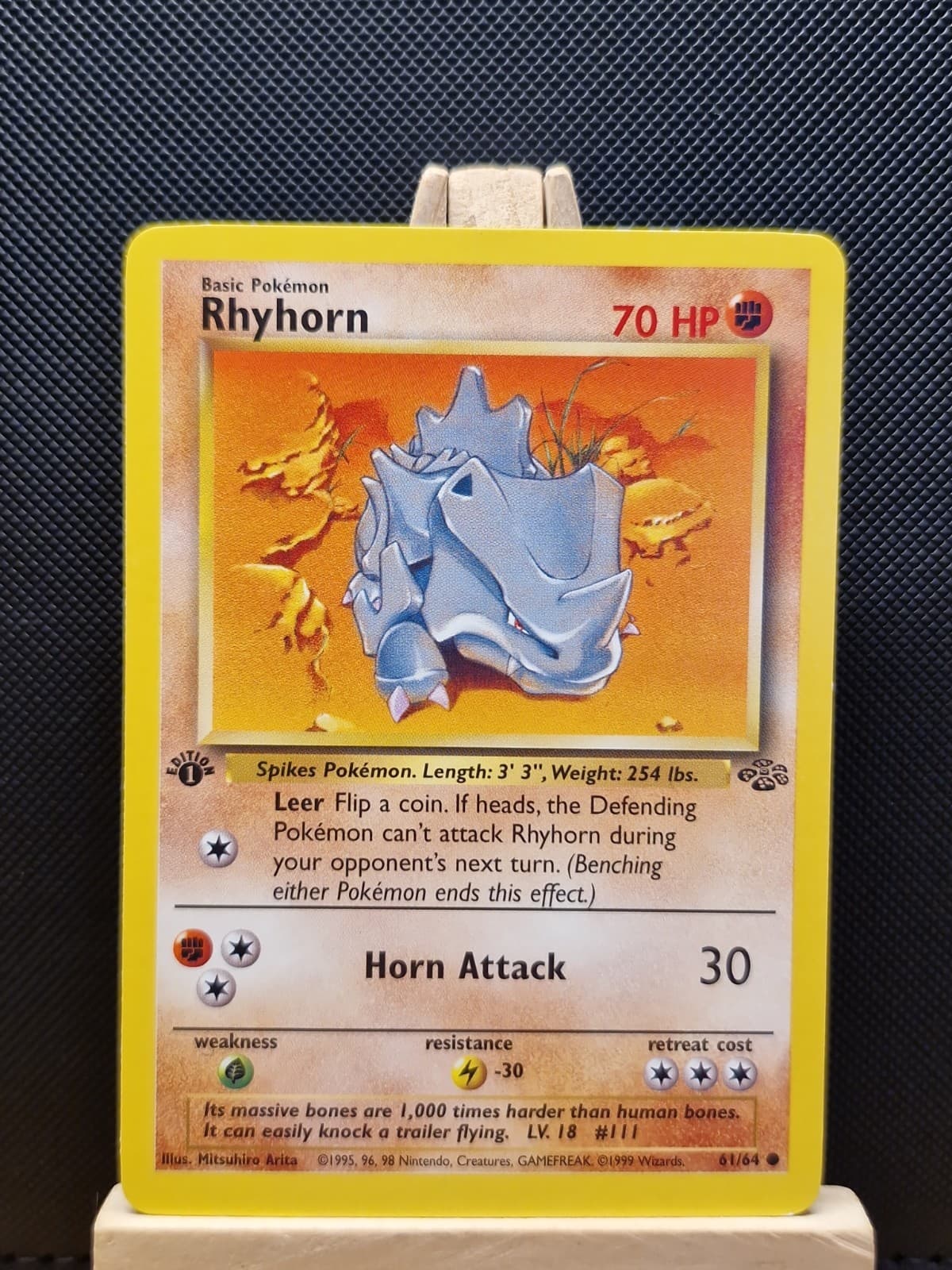 Rhyhorn trading card