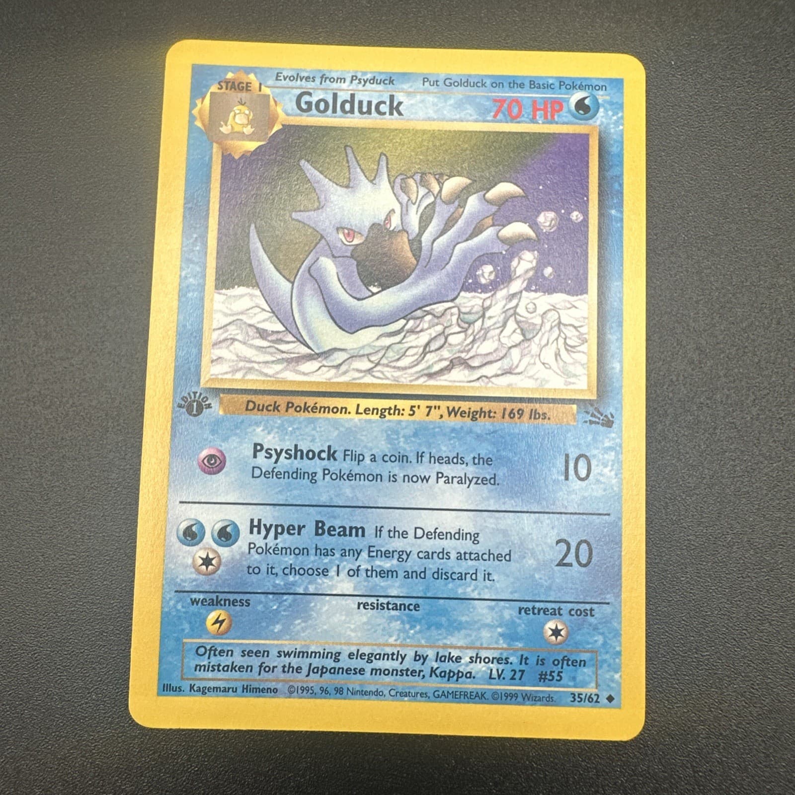 Golduck 1999 Fossil Fossil