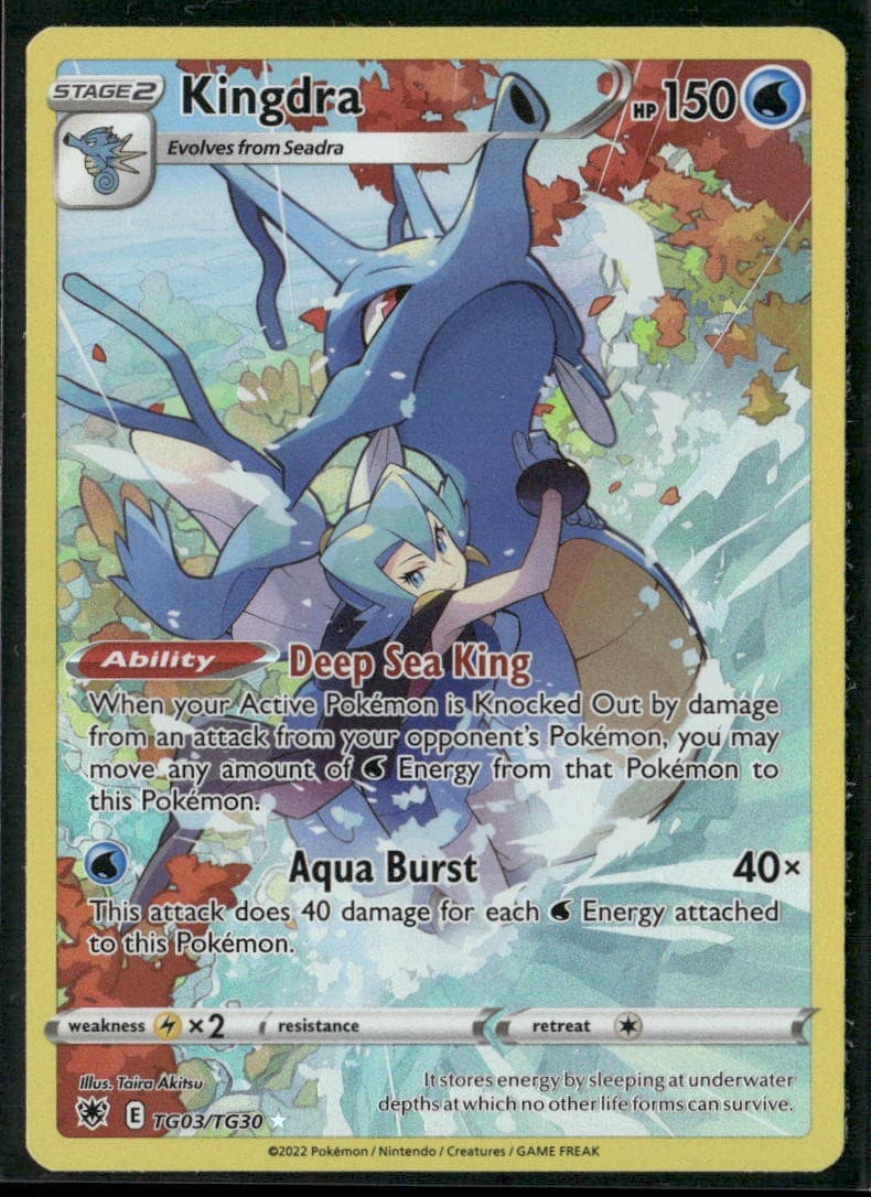 Kingdra trading card