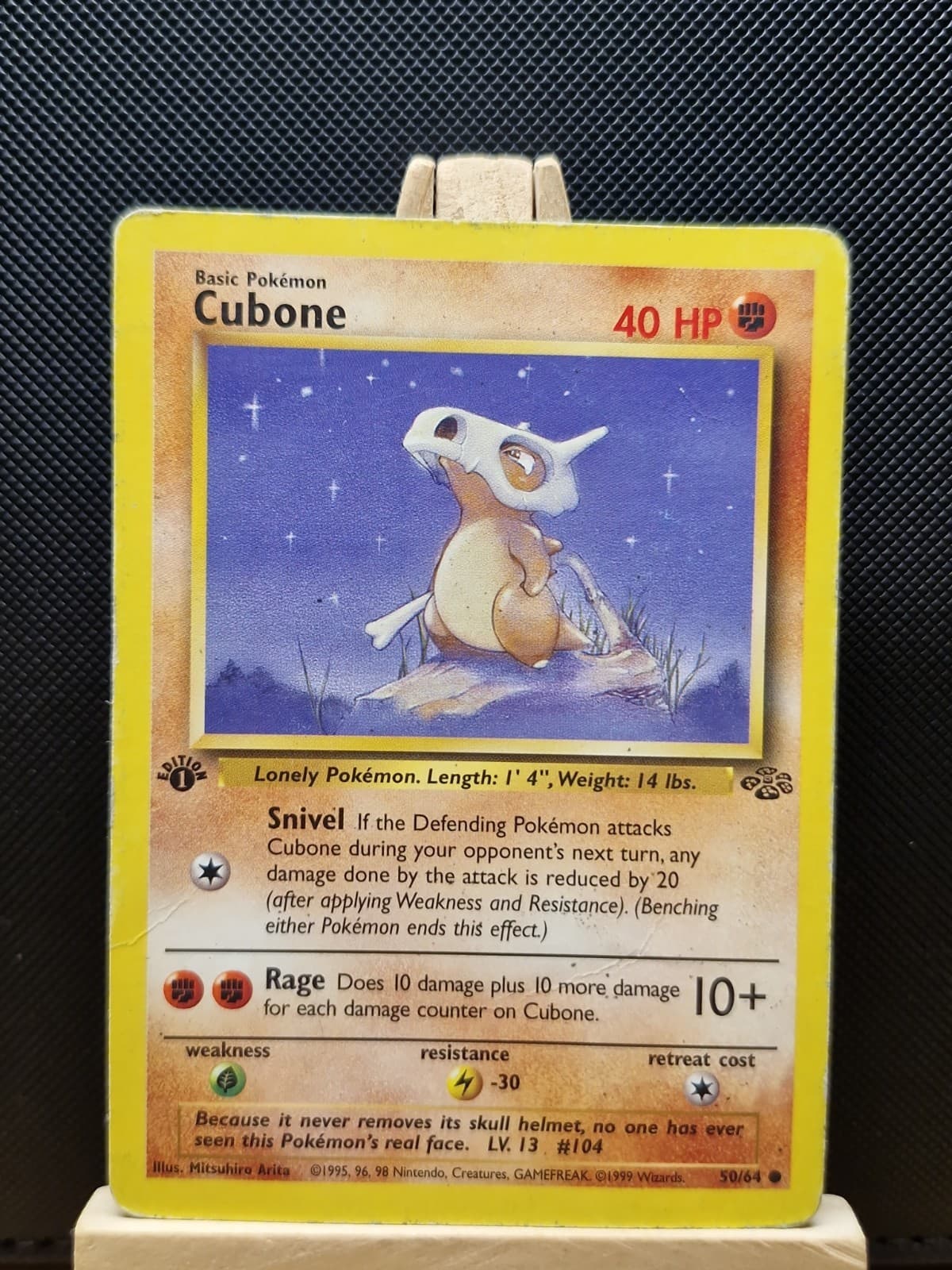 Cubone trading card