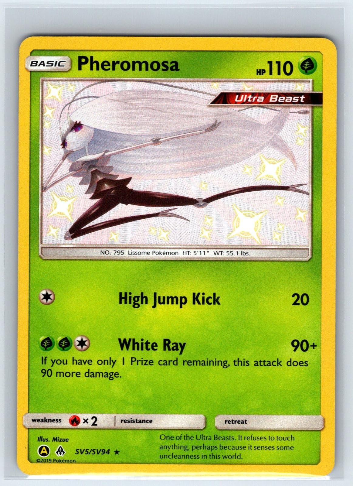 Pheromosa trading card