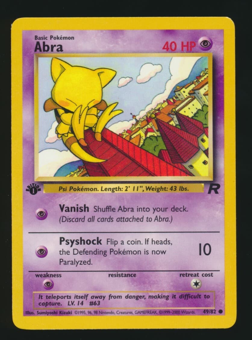 Abra trading card