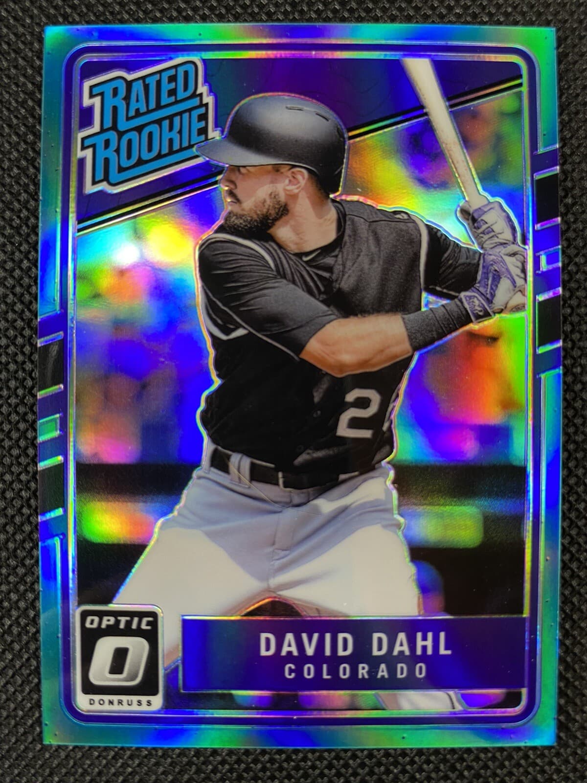 David Dahl trading card