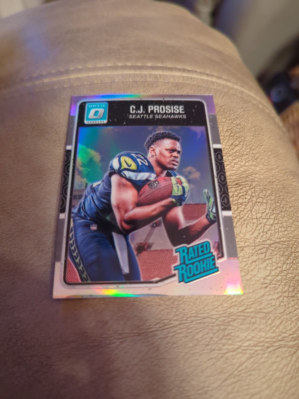 C.J. Prosise 2016 panini Donruss Optic