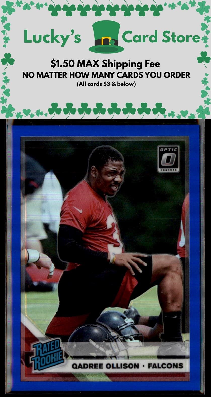 Qadree Ollison 2019 panini Donruss Optic