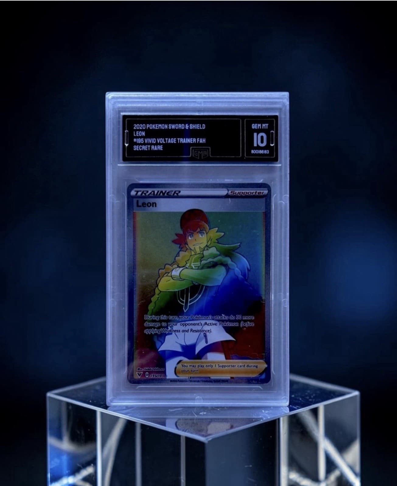 Leon trading card