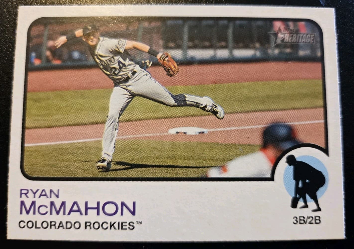 Ryan McMahon 2022 topps Topps Heritage