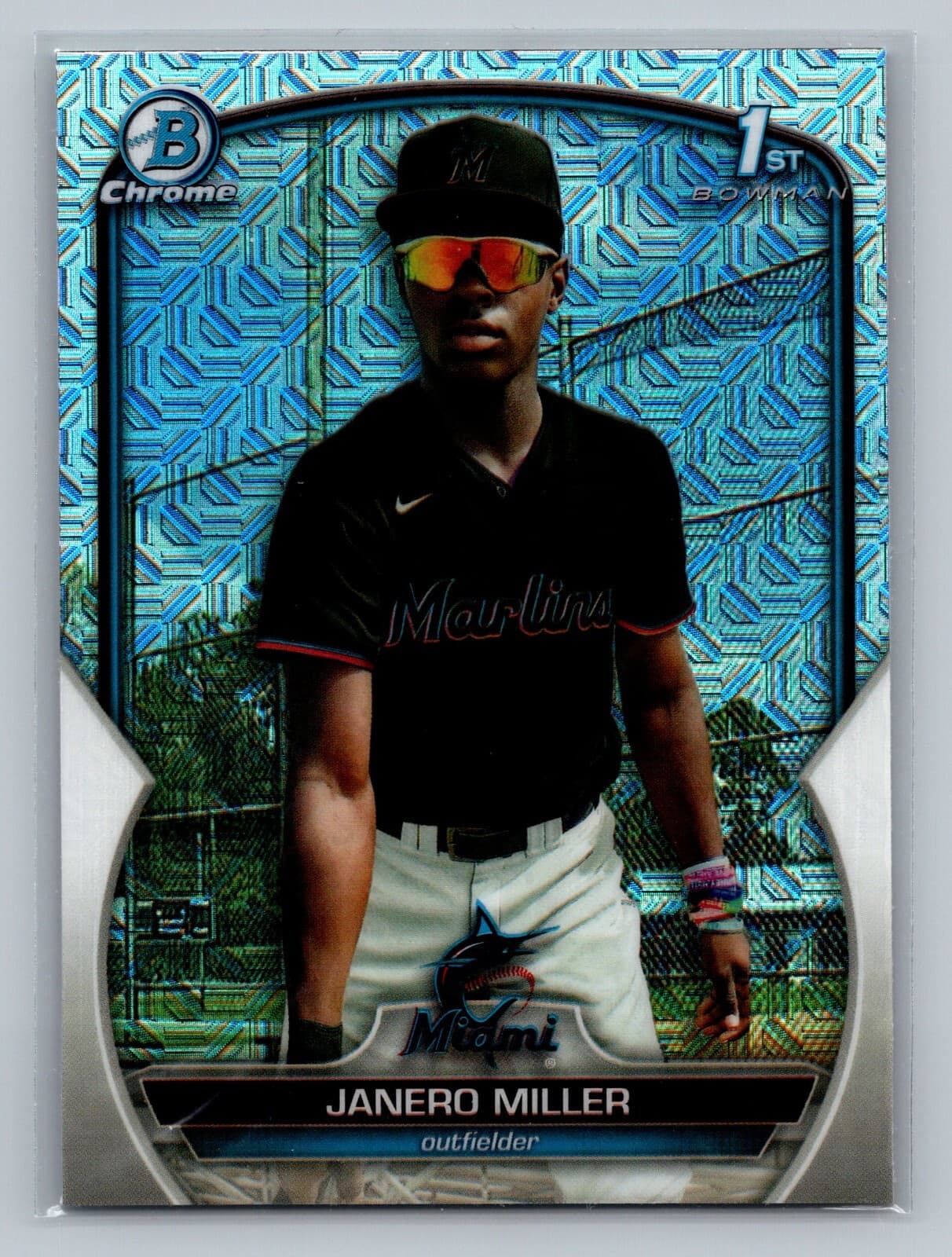 Janero Miller trading card