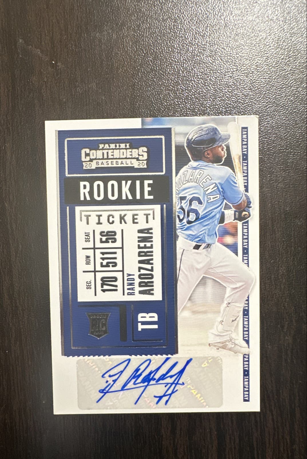 Randy Arozarena 2020 panini