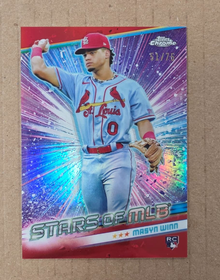 Masyn Winn trading card