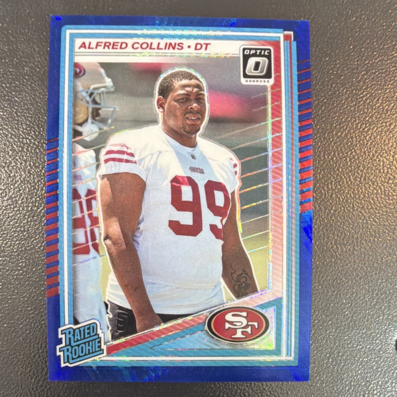 Alfred Collins trading card