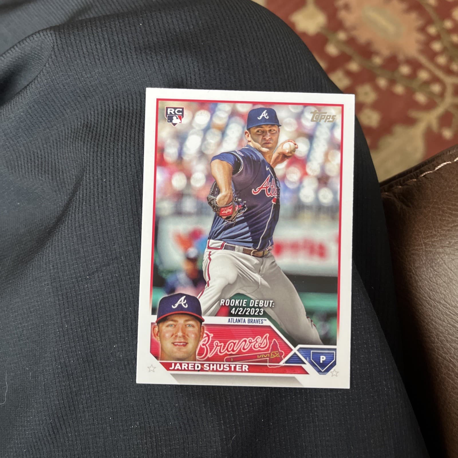 Jared Shuster trading card