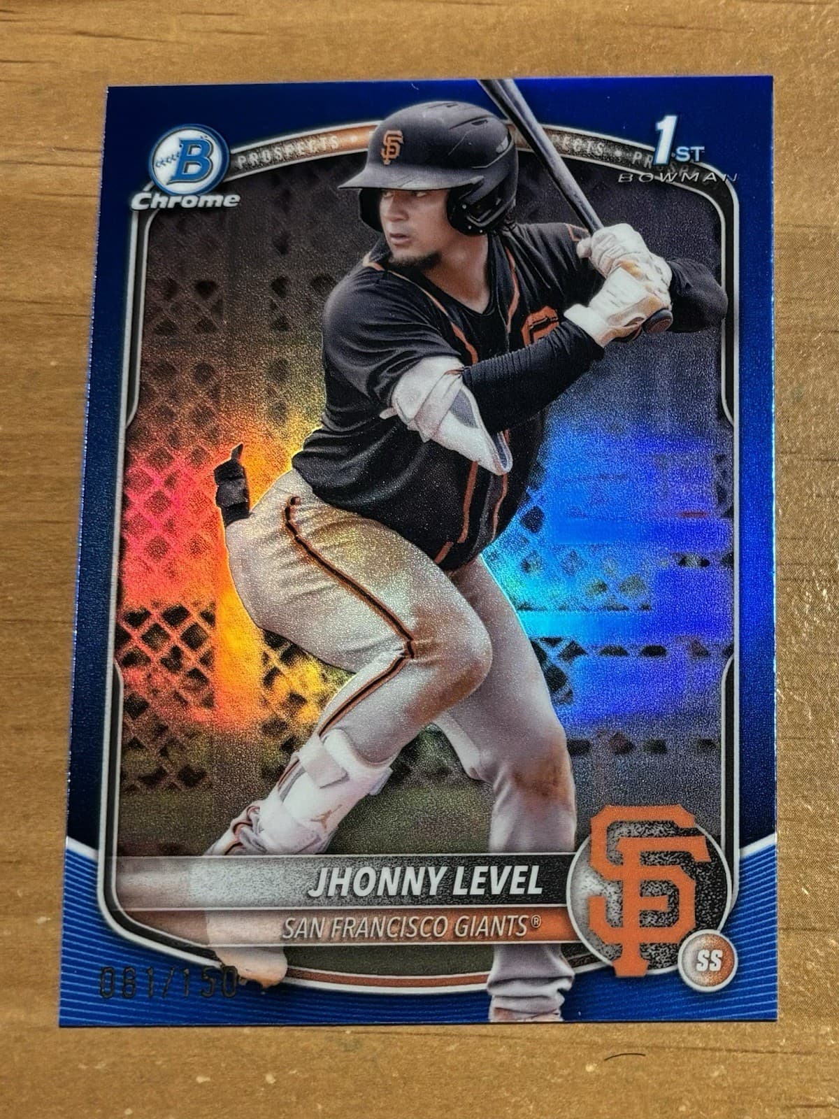 Jhonny Level trading card