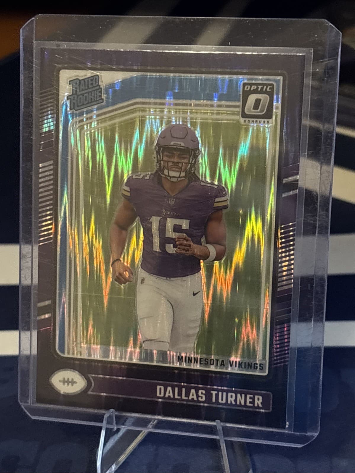 Dallas Turner 2024 panini Donruss Optic