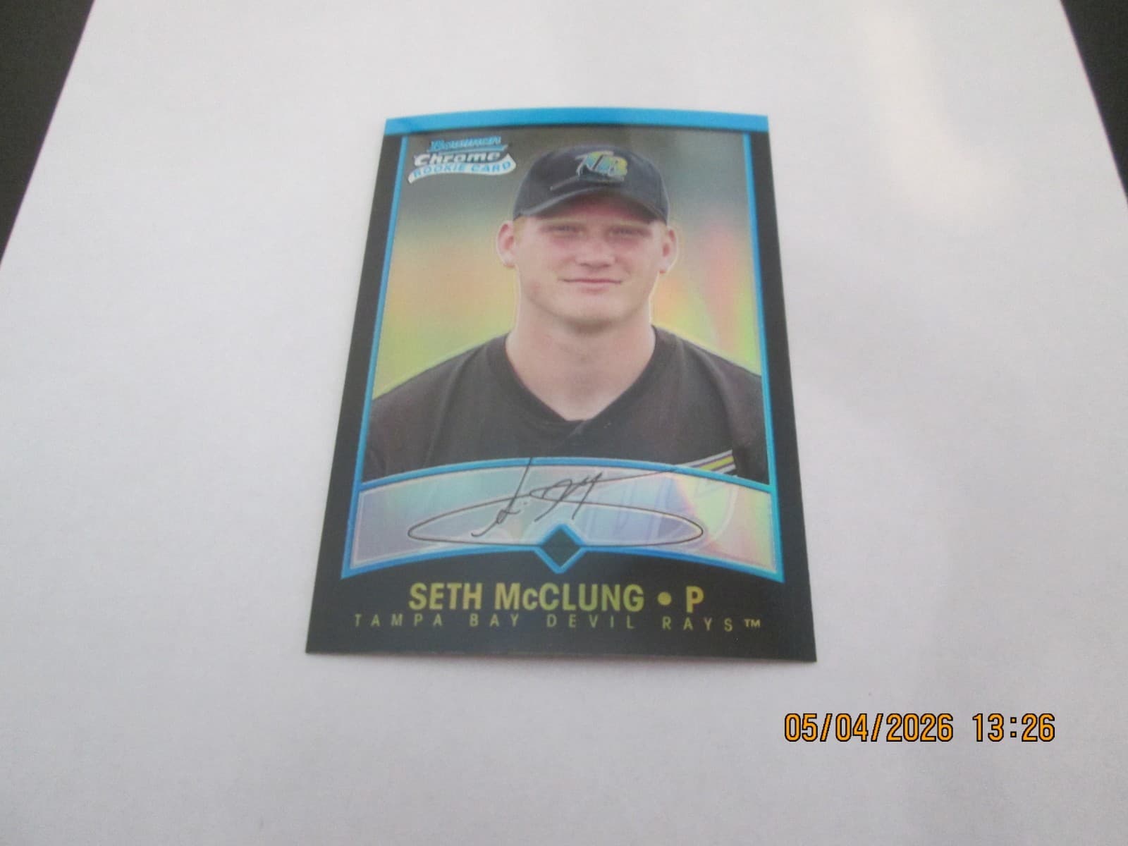 Seth McClung trading card