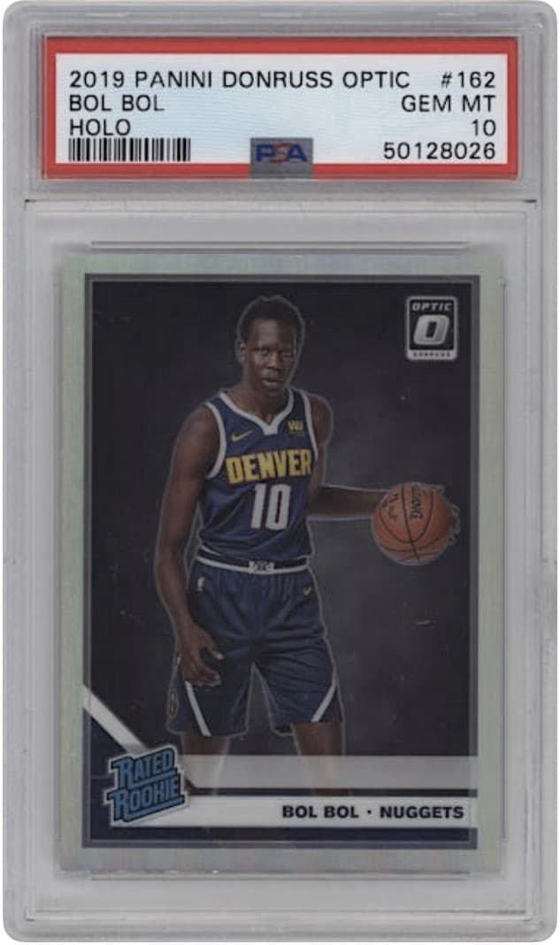Bol Bol 2019 panini Donruss Optic