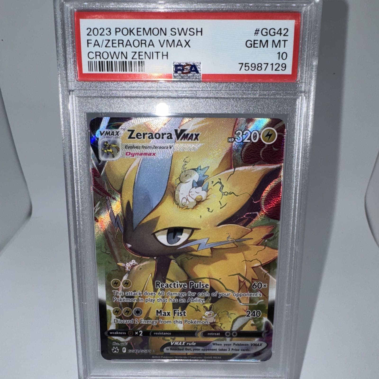 Zeraora VMAX 2023 Sword