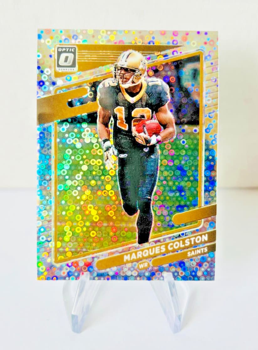 Marques Colston trading card