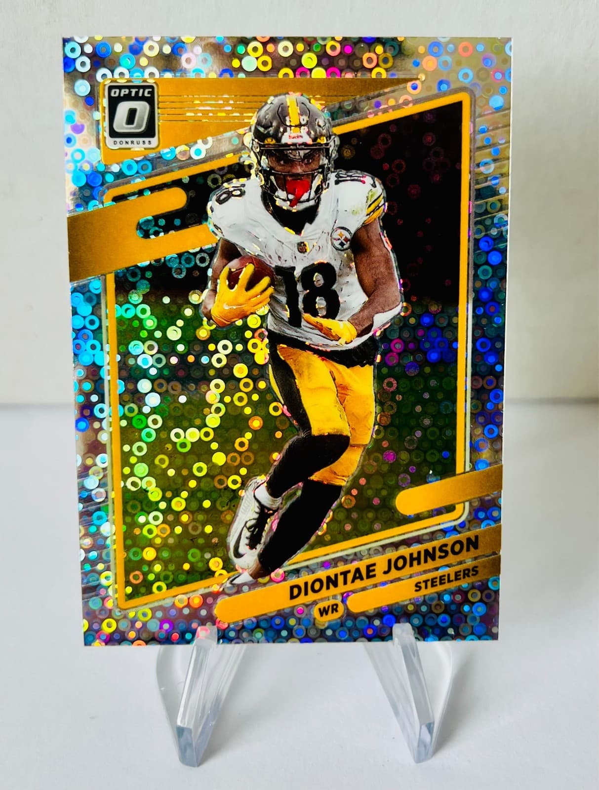 Diontae Johnson 2021 panini Donruss Optic