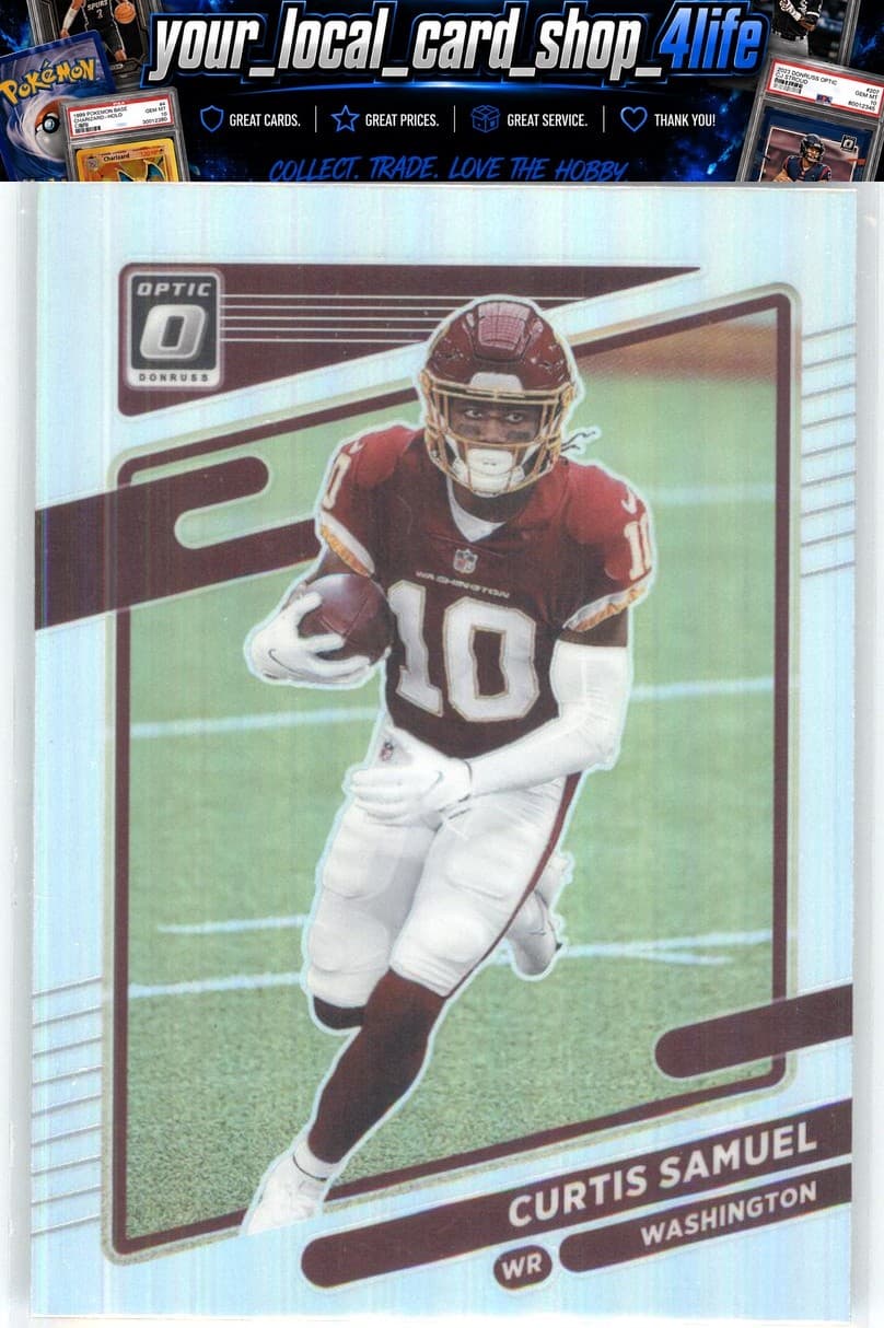 Curtis Samuel 2021 panini Donruss Optic