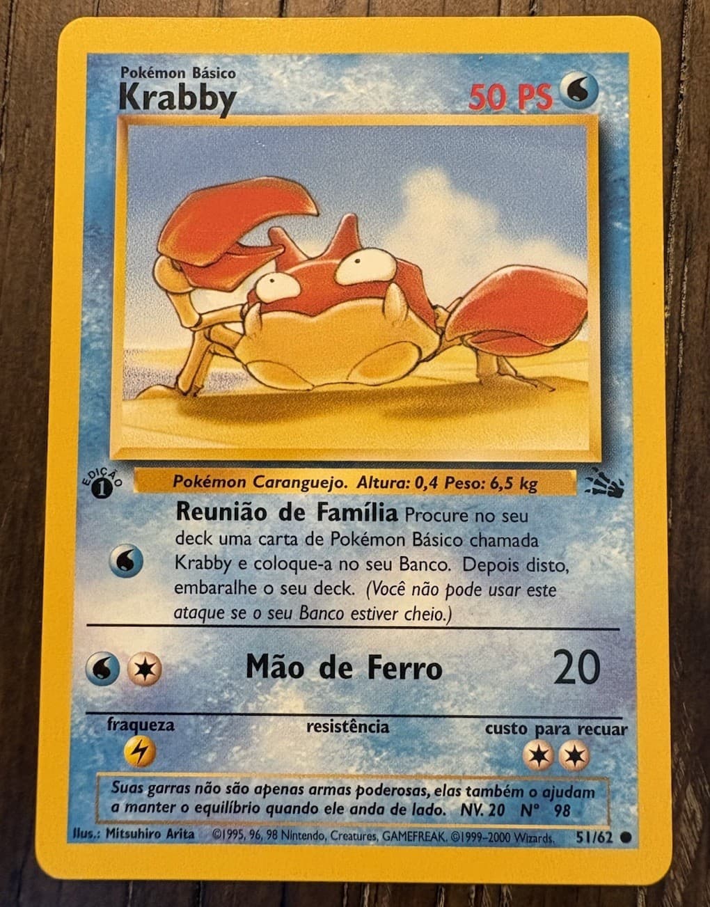 Krabby 1999 Pokemon