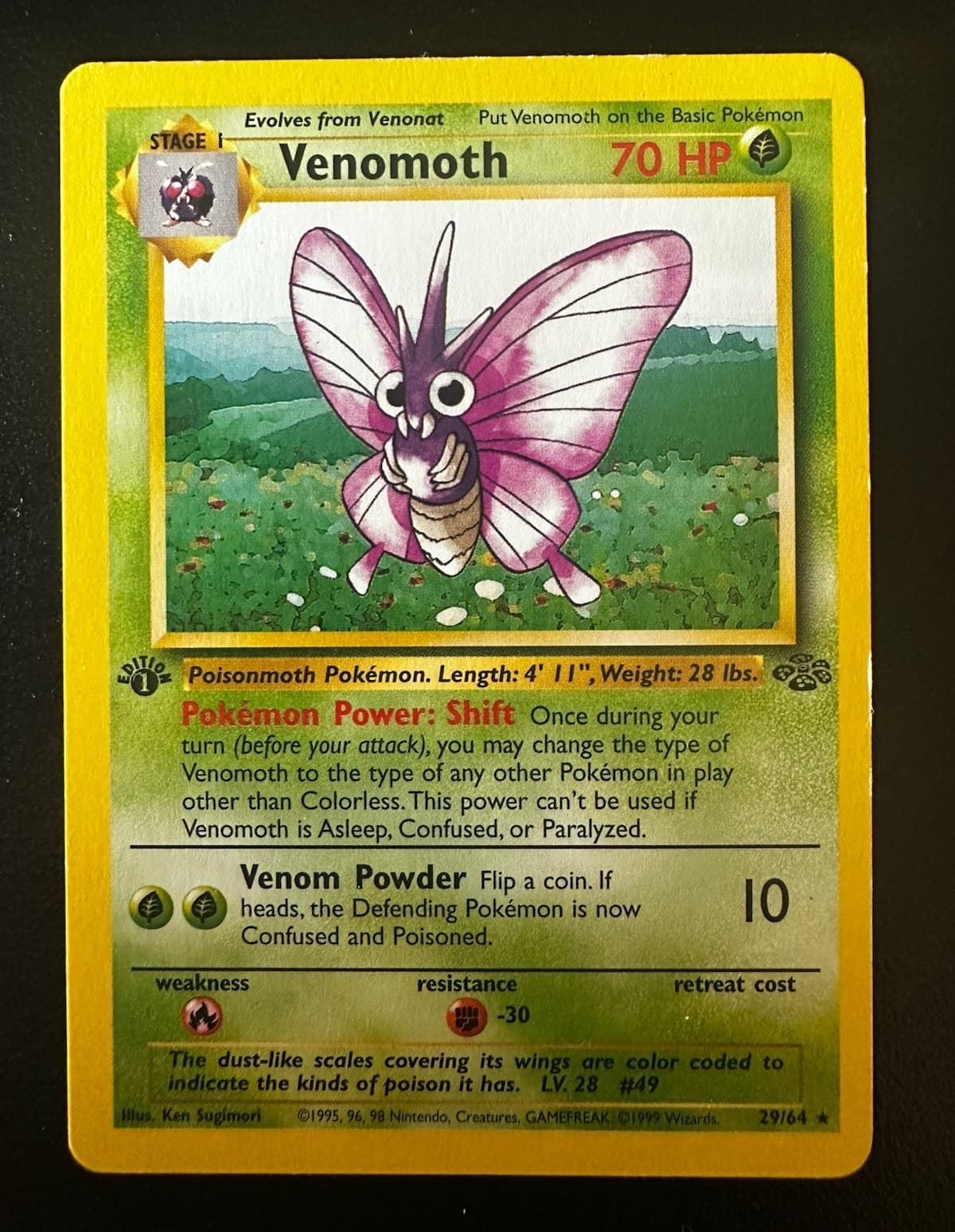 Venomoth 1999 Pokemon