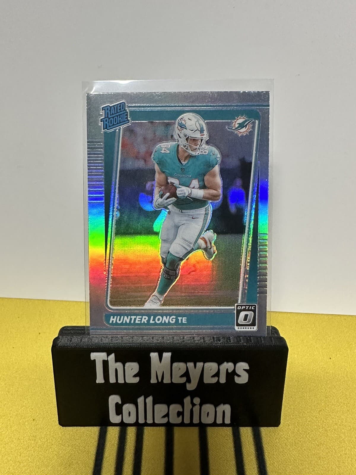 Hunter Long 2021 panini Donruss Optic