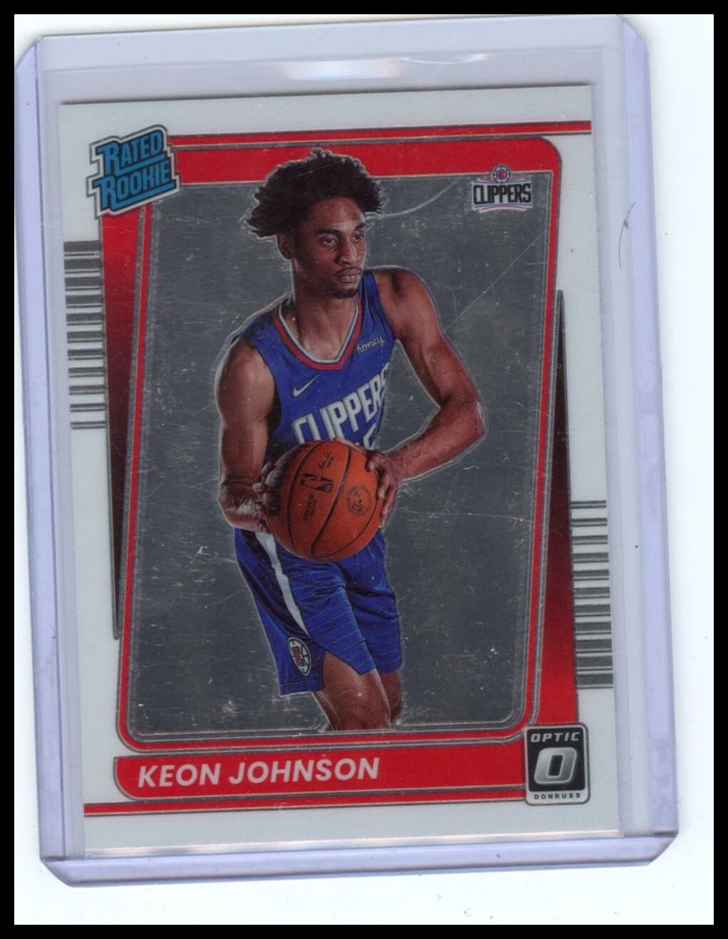 Keon Johnson trading card