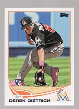 Derek Dietrich 2013 topps