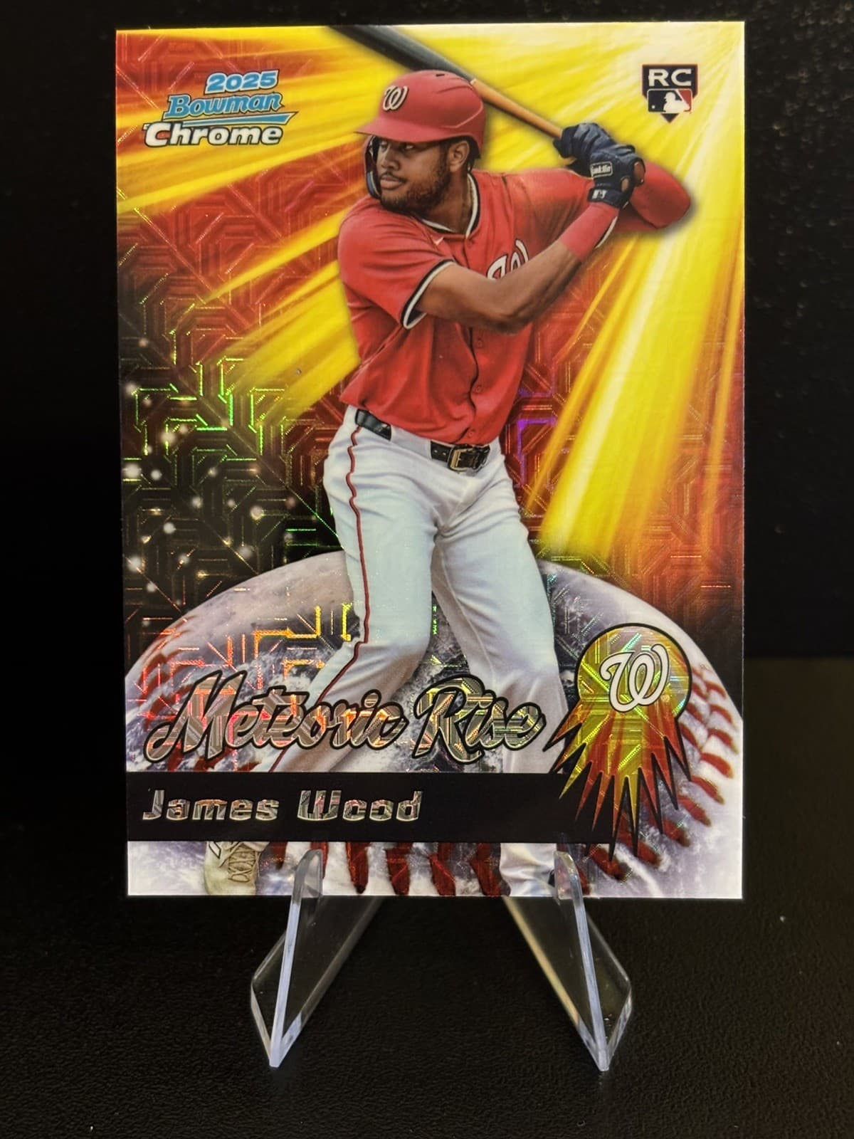 James Wood trading card