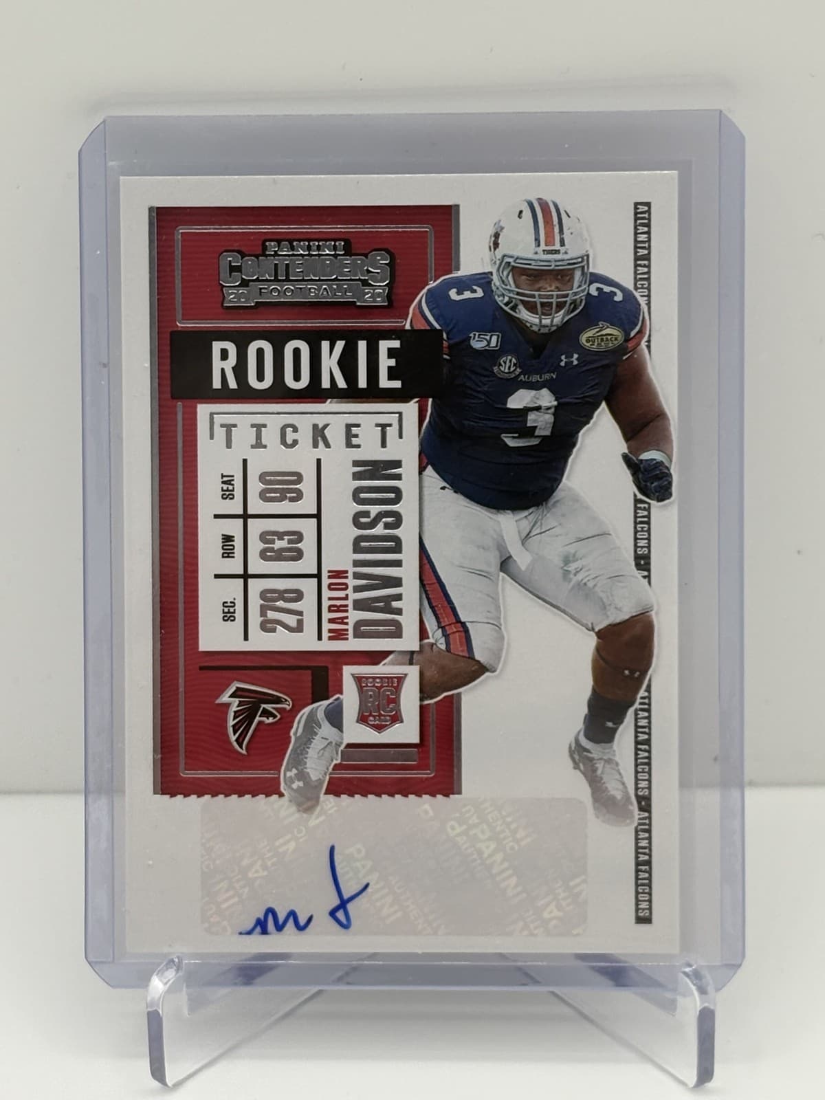 Marlon Davidson 2020 panini Panini Contenders