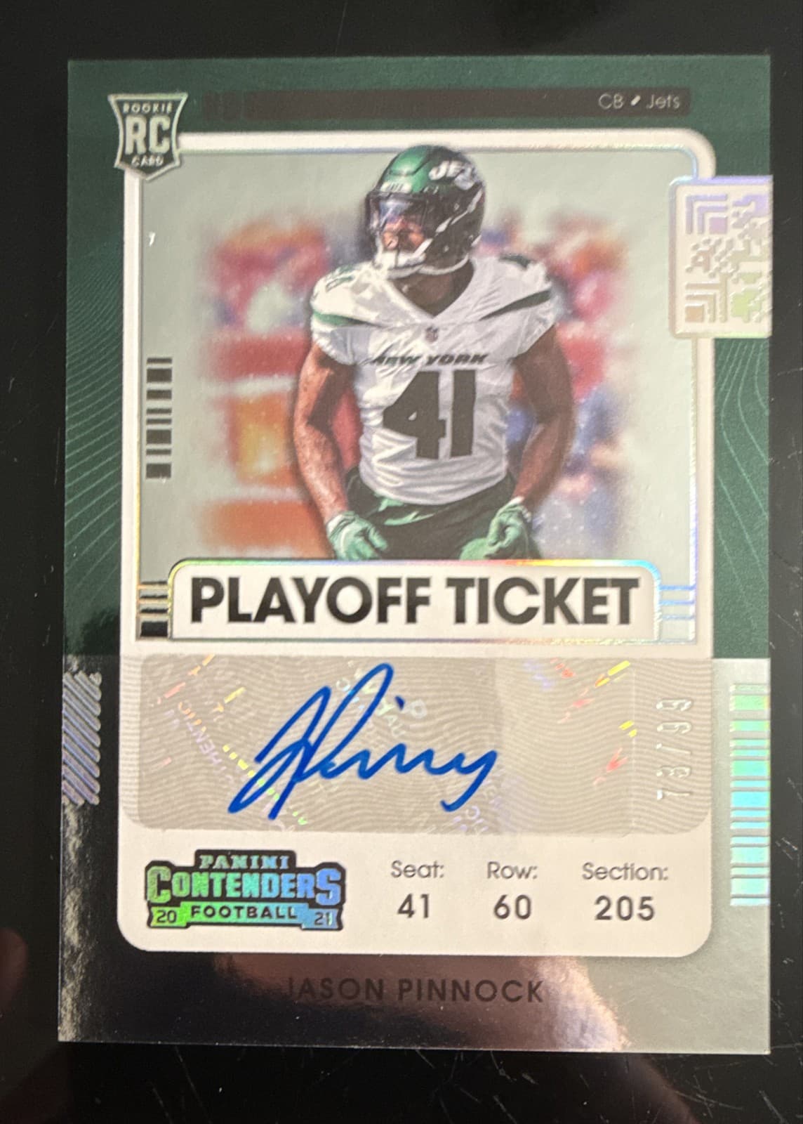 Jason Pinnock 2021 panini Panini Contenders