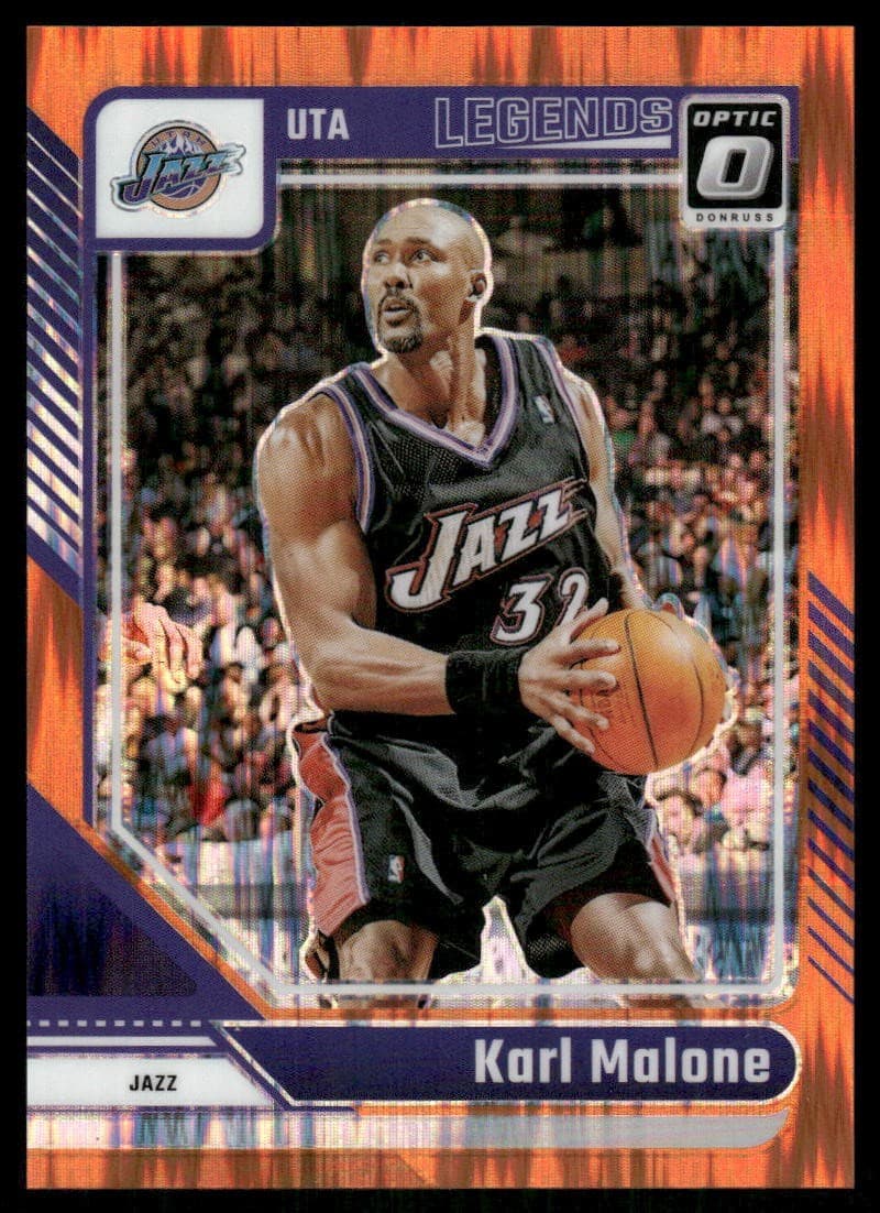Karl Malone trading card