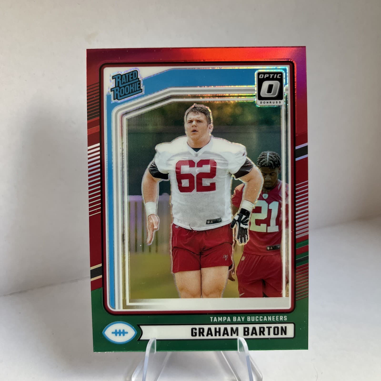 Graham Barton trading card