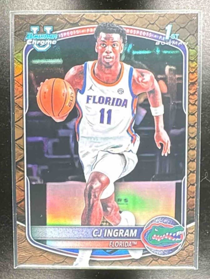 CJ Ingram trading card