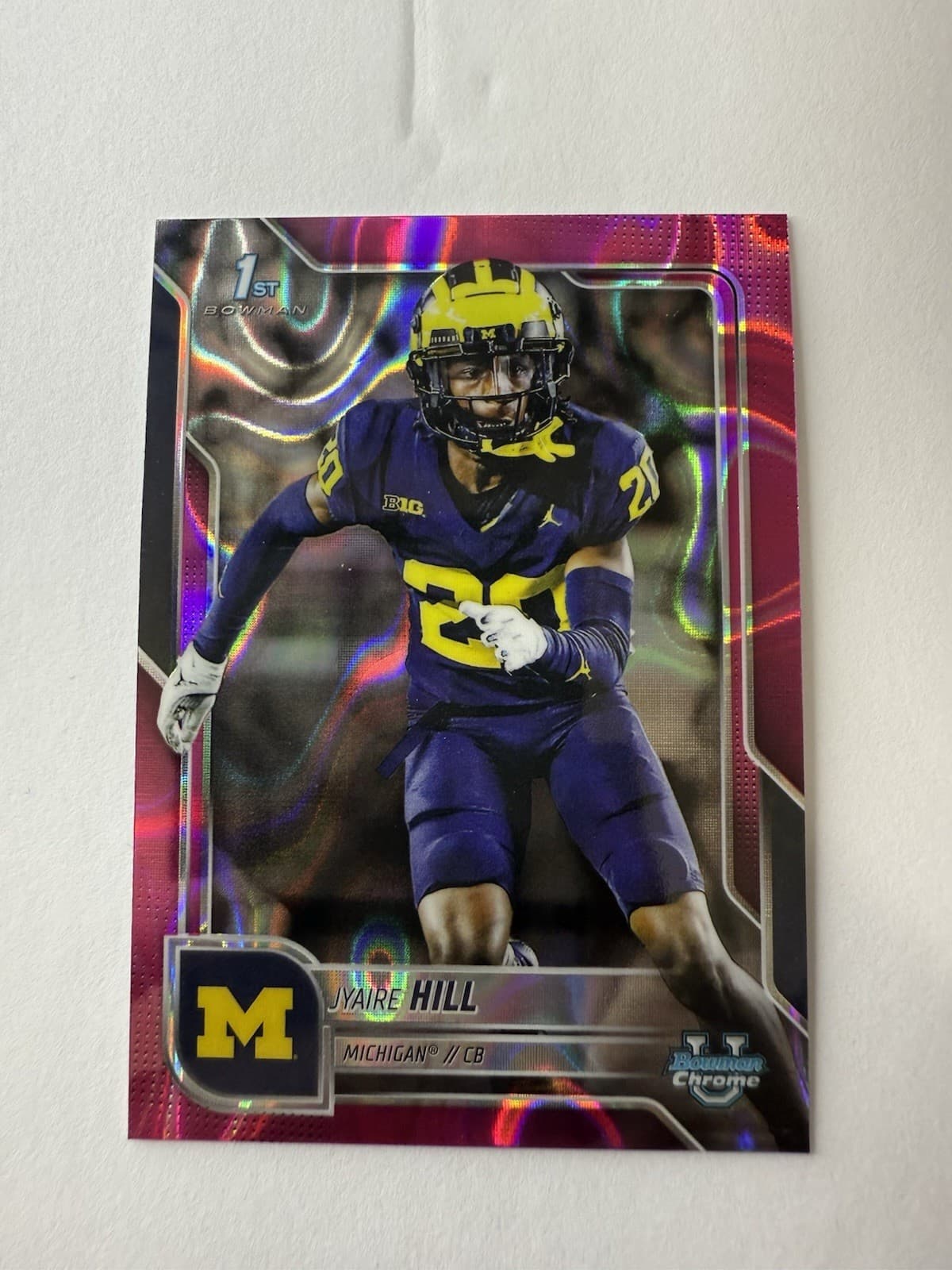 Jyaire Hill trading card