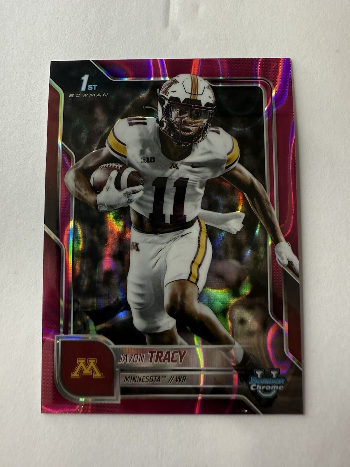 Javon Tracy trading card
