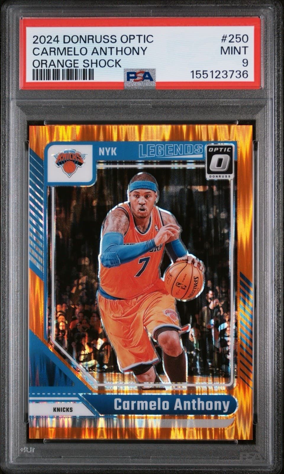 Carmelo Anthony trading card