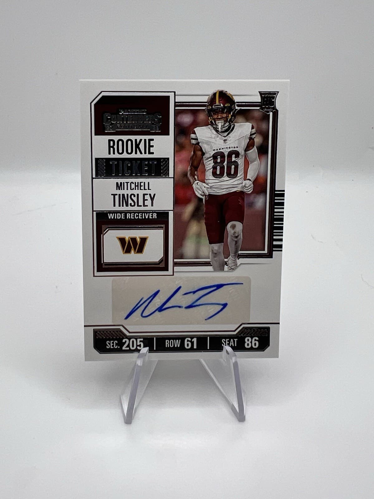 Mitchell Tinsley trading card