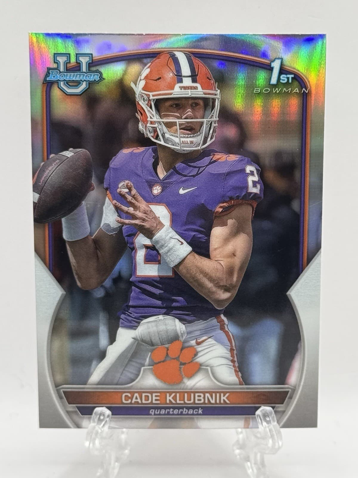 Cade Klubnik trading card