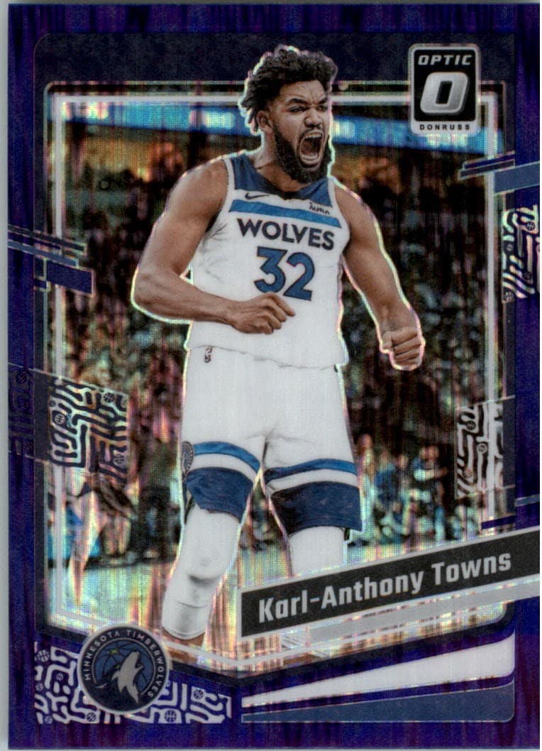 Karl-Anthony Towns 2023 panini Donruss Optic