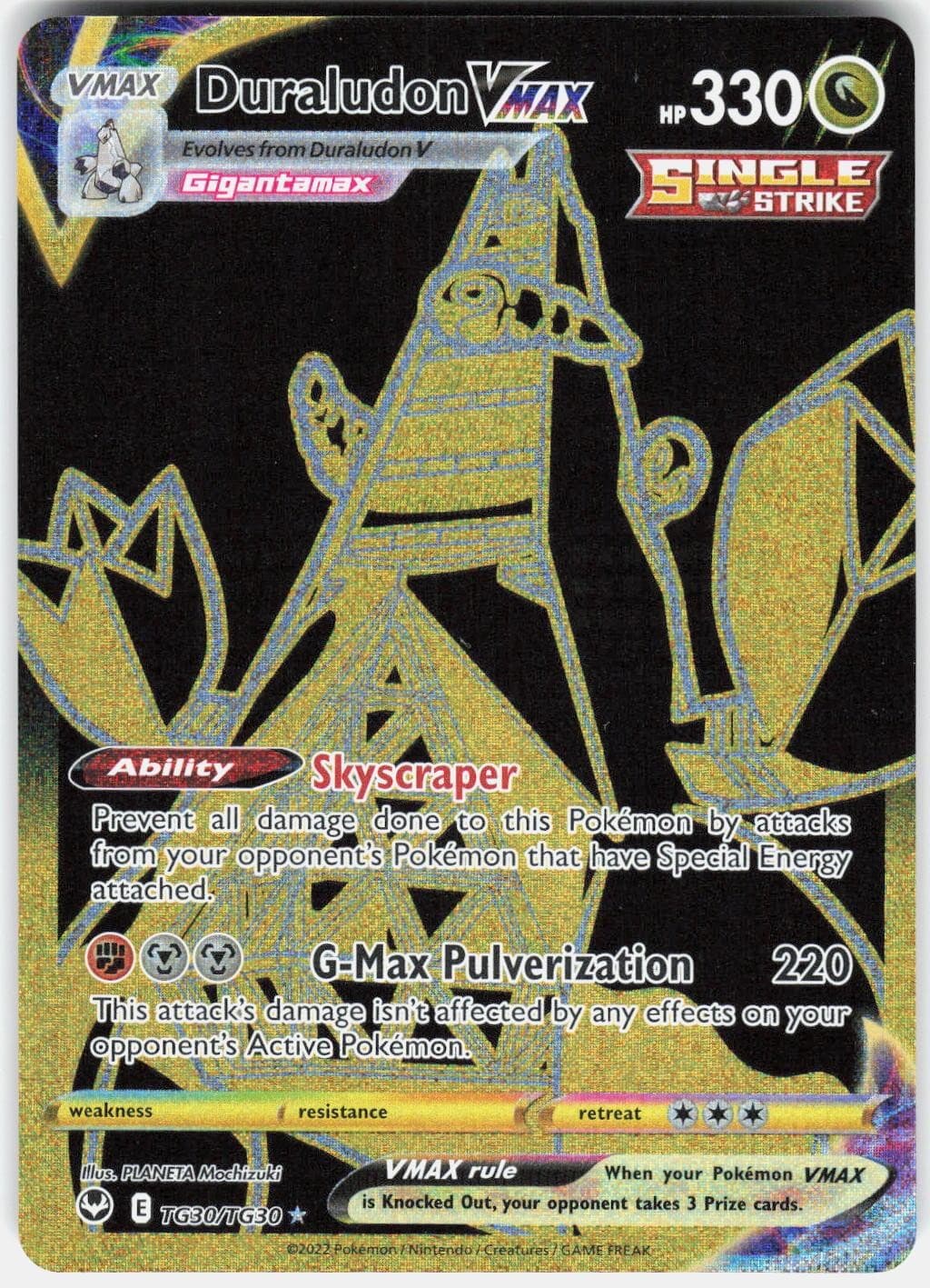 Duraludon VMAX trading card