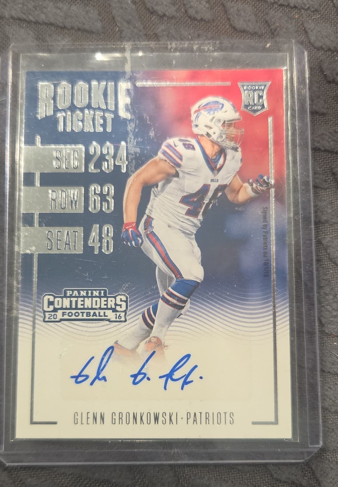 Mike Thomas trading card