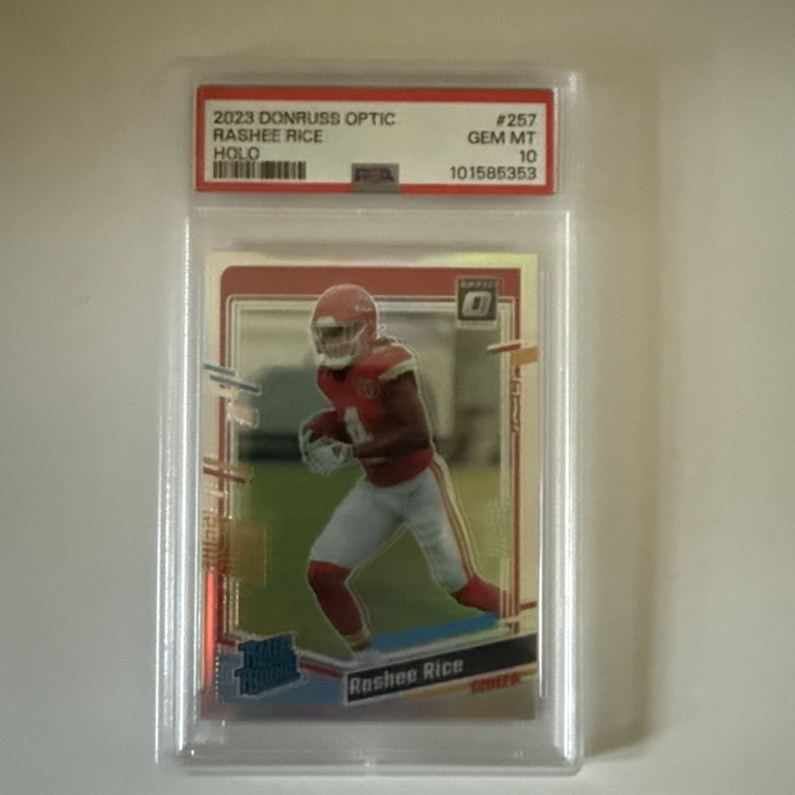 Rashee Rice 2023 panini Donruss Optic