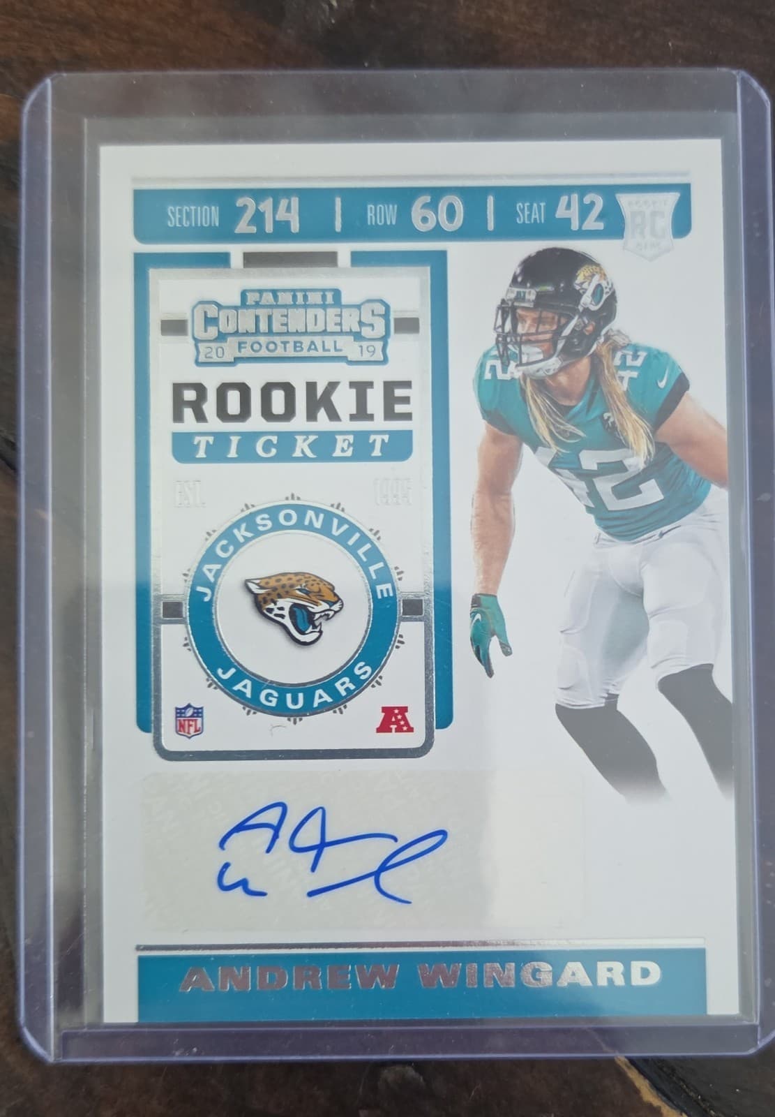 Andrew Wingard trading card