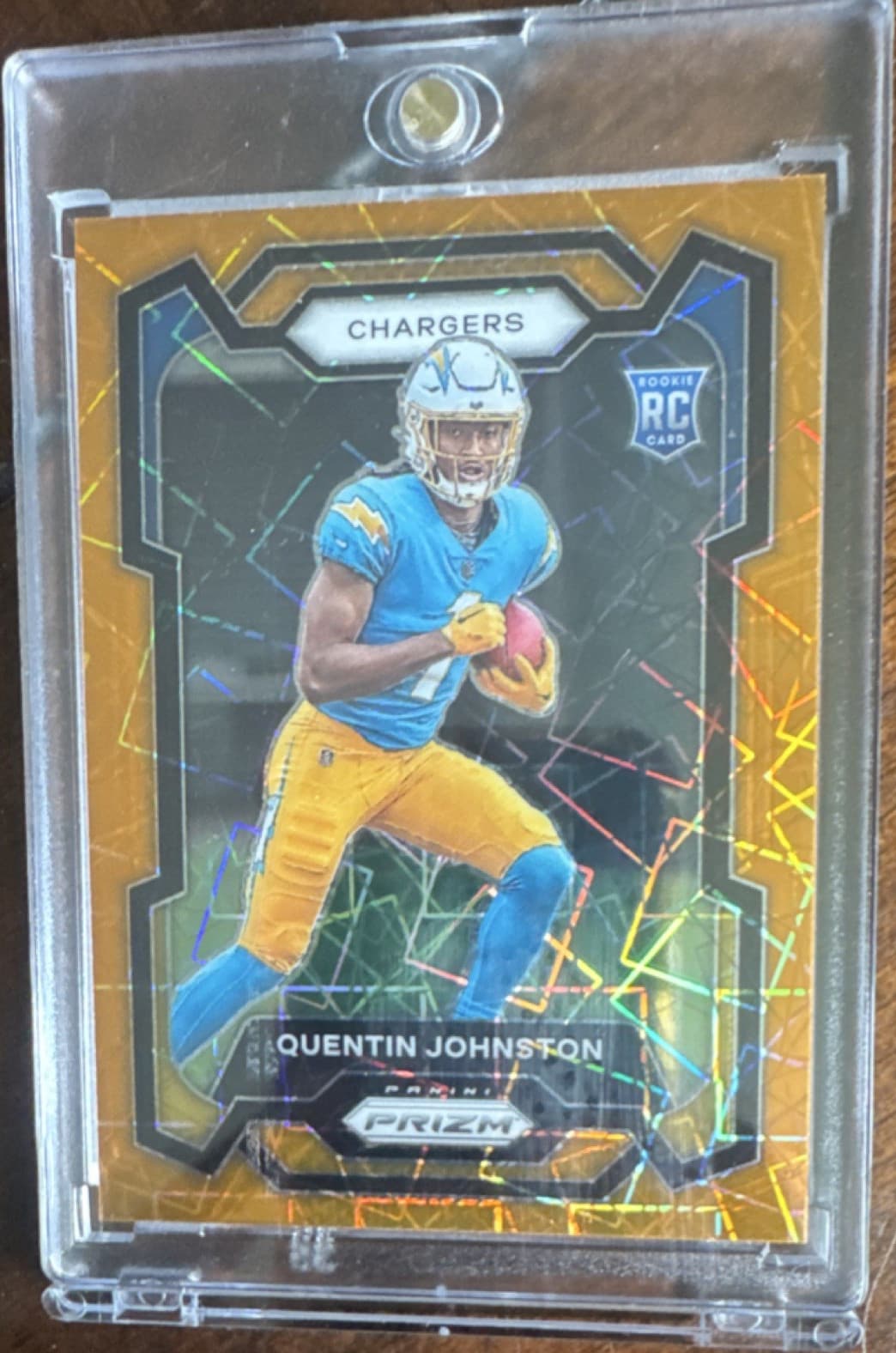Quentin Johnston trading card