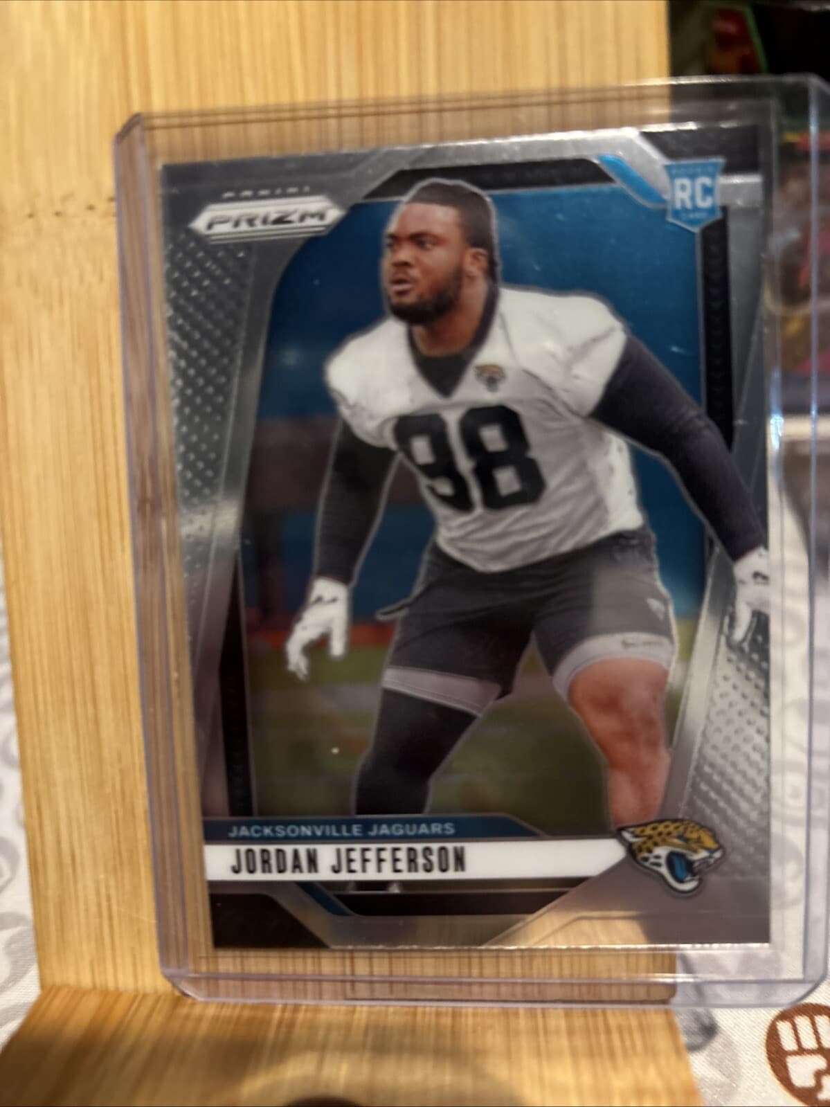 Jordan Jefferson trading card