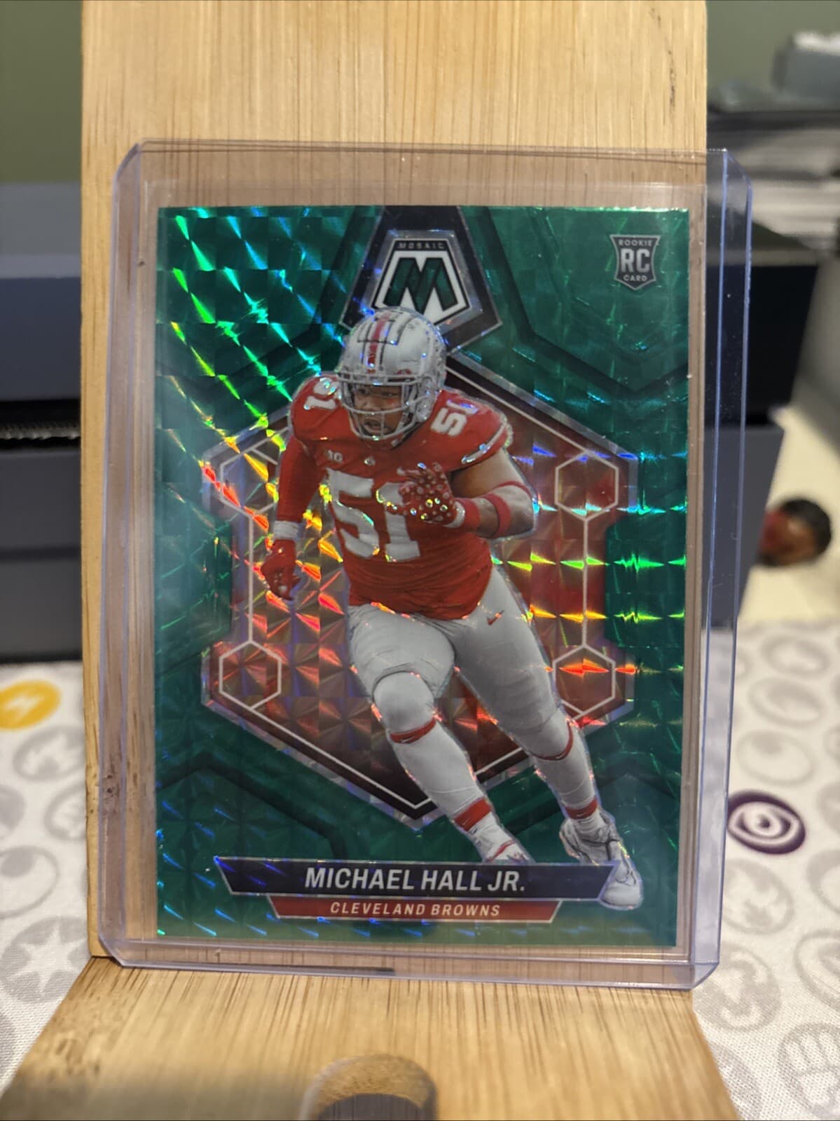 Michael Hall Jr. trading card