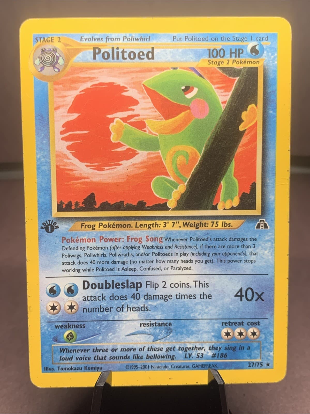 Politoed trading card