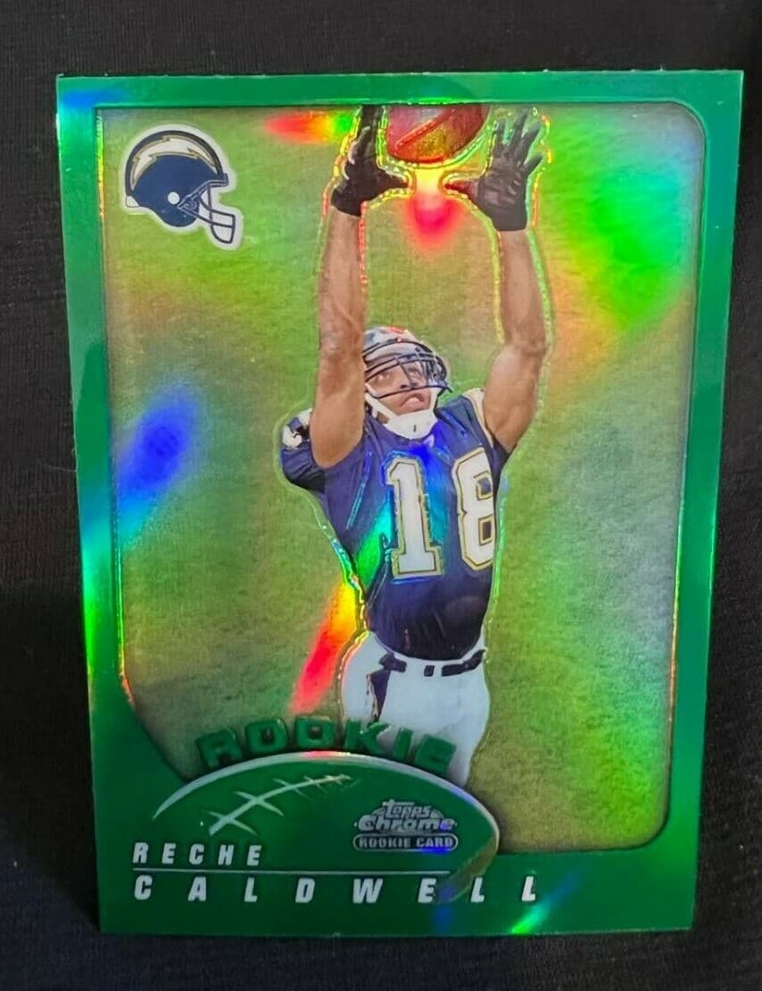 Reche Caldwell trading card